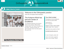 Tablet Screenshot of orthopaedie-aukamm.de